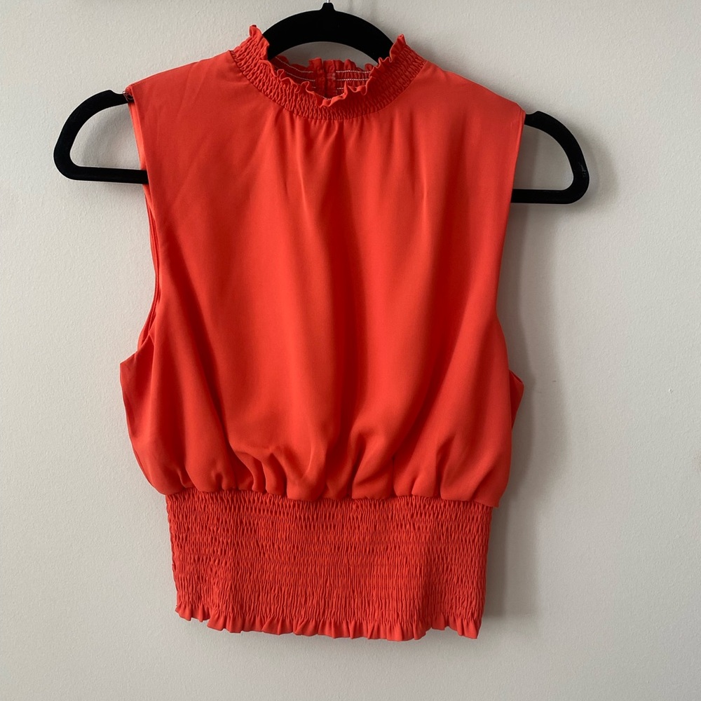 She and Sky salmon top, size small, never worn, new with tags